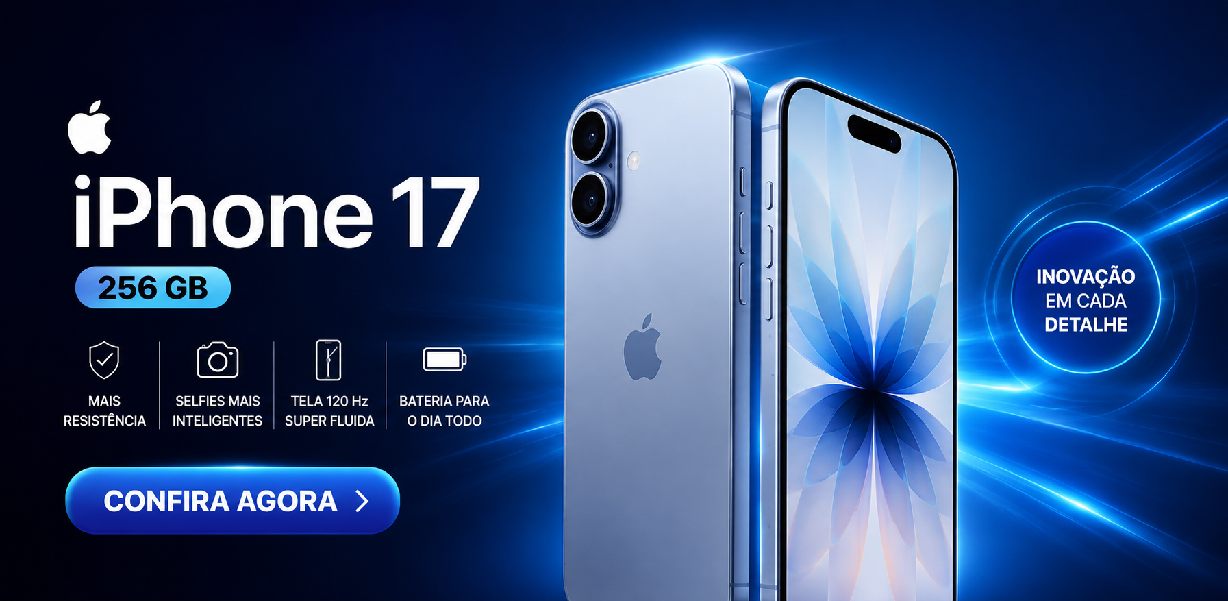 Apple iPhone 17 de 256 GB — Azul-névoa