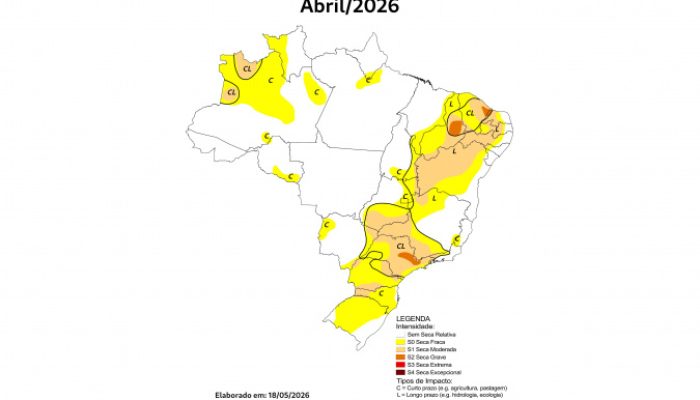 MONITOR APONTA RECUO DA SECA NO LESTE E AVANÇO NO SUL E NOROESTE DO PARANÁ, EM ABRILFoto: Simepar