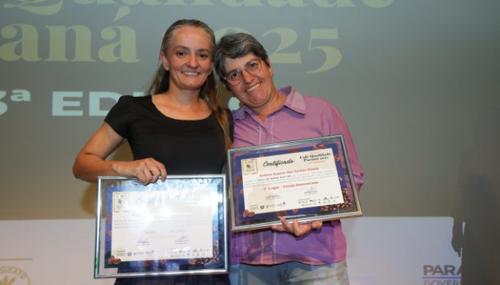 23ª edição do Concurso Café Qualidade Paraná comprova a força da mulher no campoFoto: Siste...