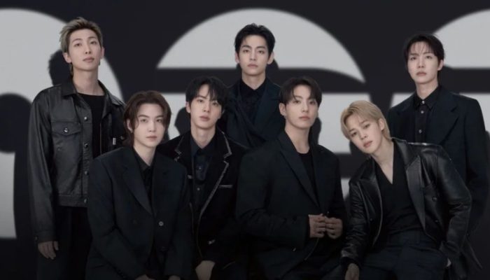 BTS para seu primeiro show de retorno na Netflix.  • Reprodução/ Netflix