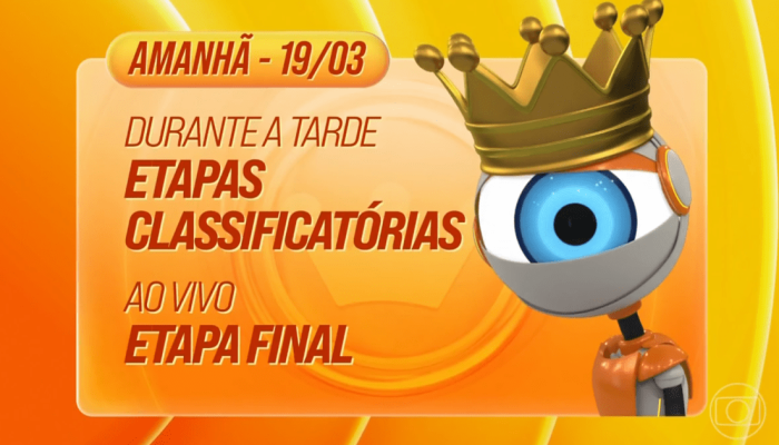 Entenda como será a Prova do Líder em duas etapas no BBB 26  • Reprodução/Globo