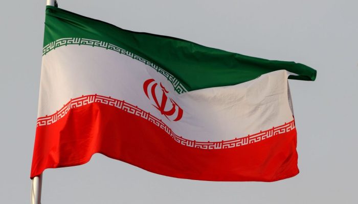 Bandeira da República Islâmica do Irã  • Getty Images
