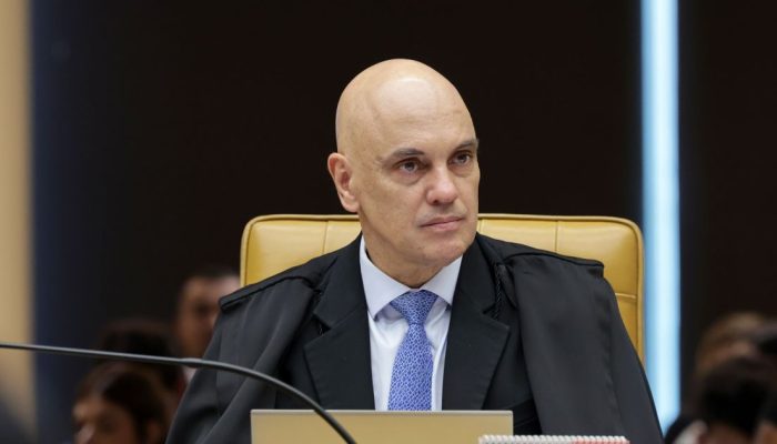 Ministro Alexandre de Moraes na sessão plenária do STF  • Rosinei Coutinho/STF