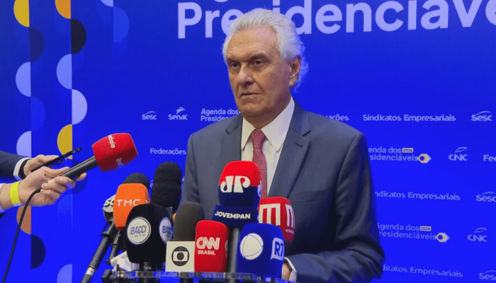 Pré-candidato à Presidência, Ronaldo Caiado  • Reprodução/CNN