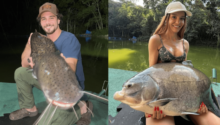 Maiara confirmou affair com cantor e os dois foram vistos pescando no mesmo local  • Instagram...