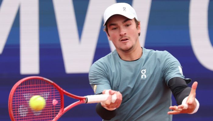 João Fonseca passou por Rinderknech no ATP de Munique  • Photo by Alexander Hassenstein/Getty...