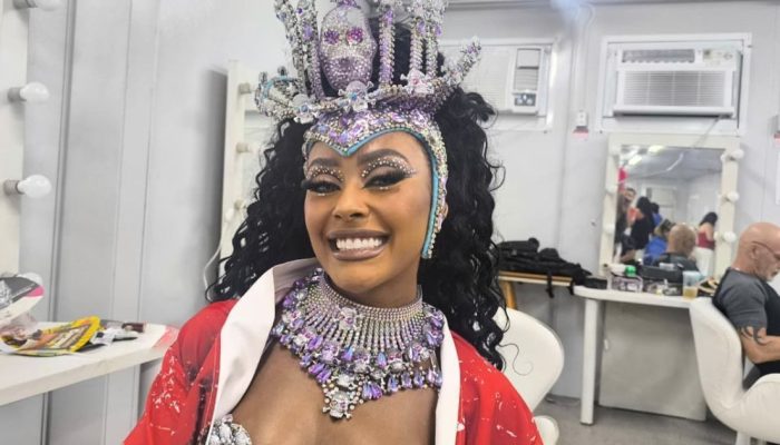 Madu Viradouro, musa da Unidos do Viradouro  • Eduardo Senra/colaboração para a CNN Brasil