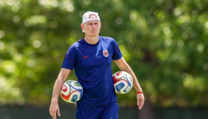 Ståle Solbakken, treinador da Noruega  • Reprodução/X/@nff_landslag